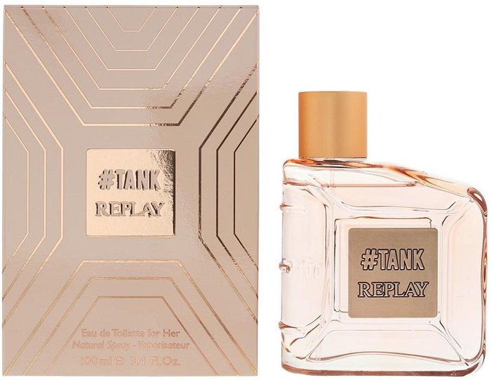 The Range | Replay Replay Tank For Her Eau De Toilette 100ml - Pink Replay Replay Tank For Her Eau De Toilette 100ml - Pink