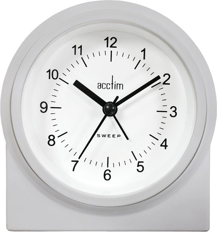 The Range | Acctim Archer Non-Ticking Alarm Clock Grey - Grey Acctim Archer Non-Ticking Alarm Clock Grey - Grey