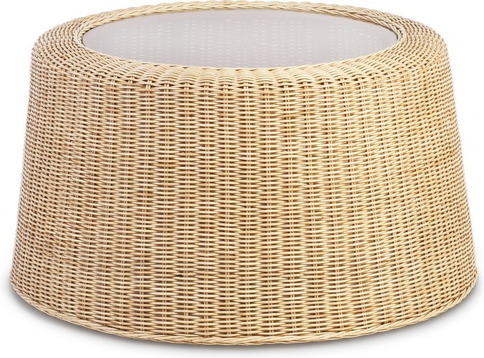 The Range | Desser Desser Woven Rattan Round Coffee Table In Natural Desser Desser Woven Rattan Round Coffee Table In Natural