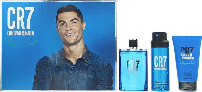 The Range | Cristiano Ronaldo Cristiano Ronaldo Play It Cool Eau De Toilette 100ml Gift Set - Blue Cristiano Ronaldo Cristiano Ronaldo Play It Cool Eau De Toilette 100ml Gift Set - Blue