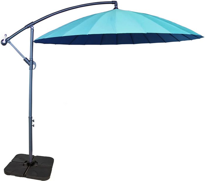 The Range | Royal Craft 3m Shanghai Blue Cantilever Parasol Blue Royal Craft 3m Shanghai Blue Cantilever Parasol Blue