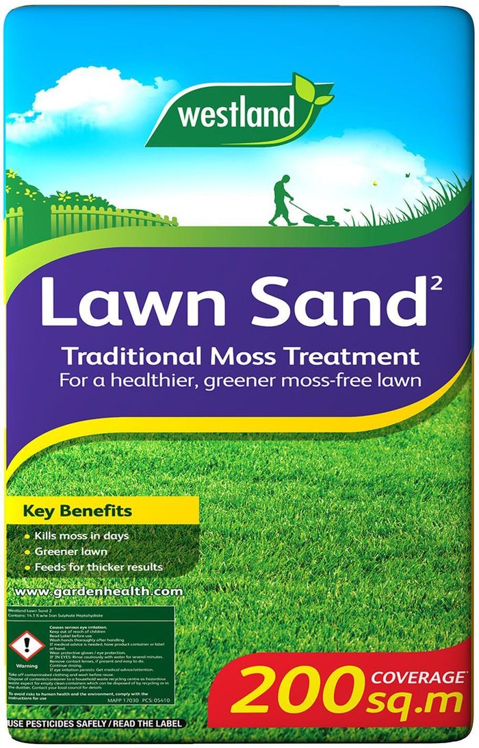 The Range | Westland Westland Lawn Sand Moss Control Treatment and Fertiliser - Buy 1 Westland Westland Lawn Sand Moss Control Treatment and Fertiliser - Buy 1