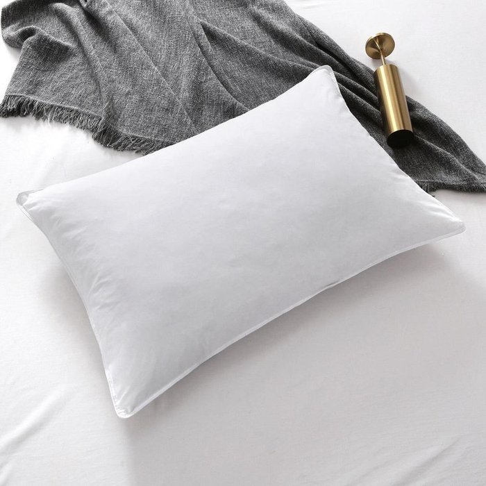 The Range | Homespace Direct Duck Feather Down Pillow Pair with 100 Cotton Cover - White Homespace Direct Duck Feather Down Pillow Pair with 100 Cotton Cover - White