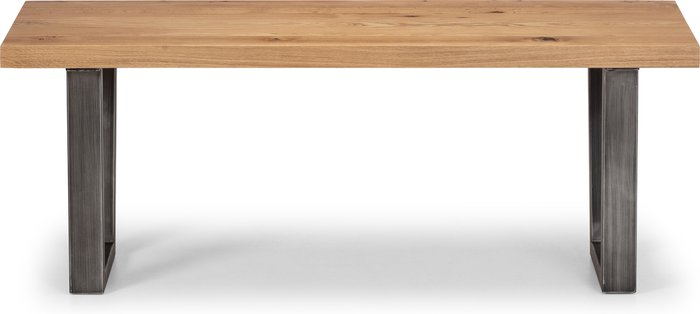 The Range | Julian Bowen Brooklyn Bench - Oak / Oak Julian Bowen Brooklyn Bench - Oak / Oak