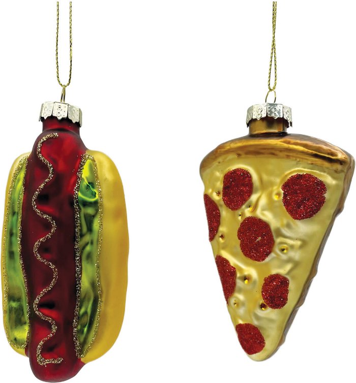 The Range | Around The World Hanging Glass Food Ornament Around The World Hanging Glass Food Ornament