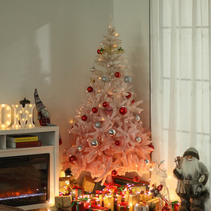 The Range | Bon Noel Bon Noel 6ft Light Pink Artificial Christmas Tree Bon Noel Bon Noel 6ft Light Pink Artificial Christmas Tree