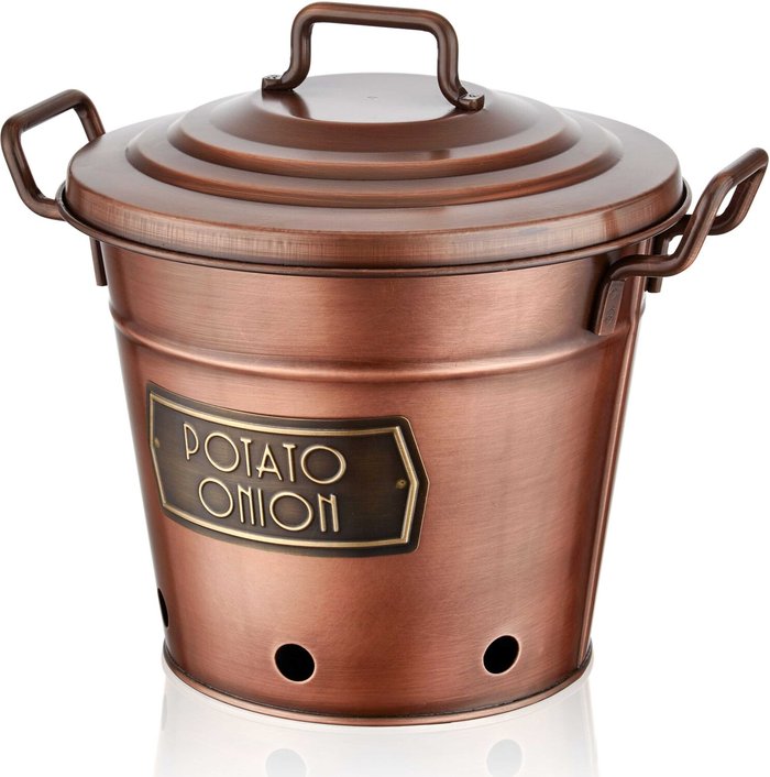 The Range | Rozi Potato And Onion Bin - Copper Rozi Potato And Onion Bin - Copper