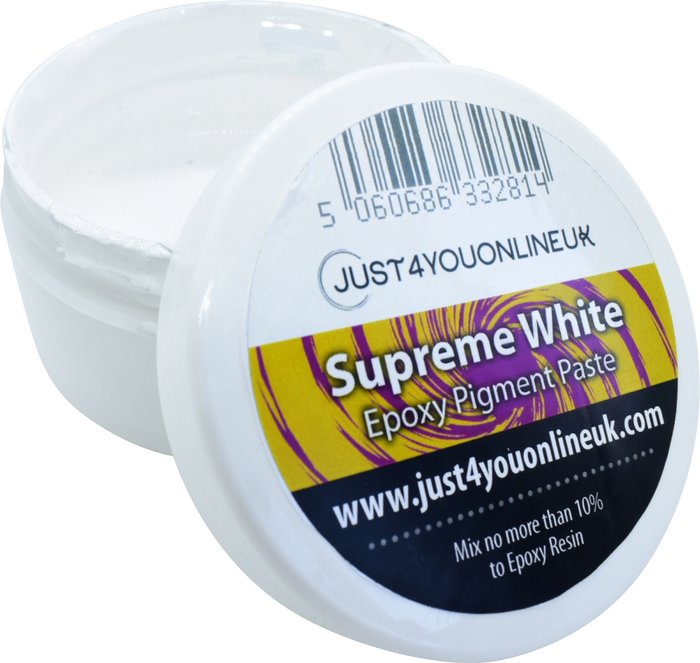 The Range | Just4youonlineUK Resin Pigment Paste Supreme White for Epoxy Resin Art - Supreme White Just4youonlineUK Resin Pigment Paste Supreme White for Epoxy Resin Art - Supreme White