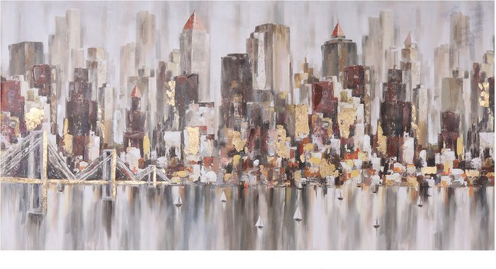 The Range | Abstract City Scene Canvas Abstract City Scene Canvas