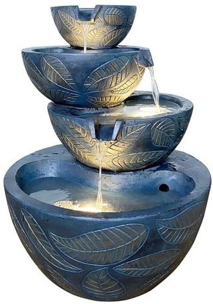 The Range | Tranquility Water Features Golden Leaf Mains Powered Water Feature - Grey Tranquility Water Features Golden Leaf Mains Powered Water Feature - Grey