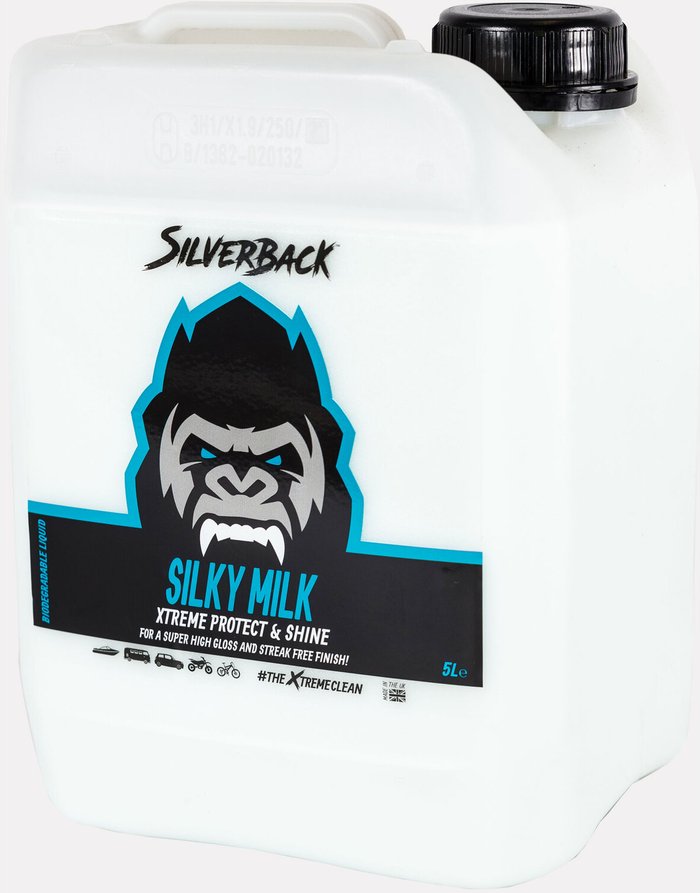 The Range | Silverback Silverback Silky Milk High Gloss Polish For Bikes & Vehicles - 5 Litre Refill Bottle Silverback Silverback Silky Milk High Gloss Polish For Bikes & Vehicles - 5 Litre Refill Bottle