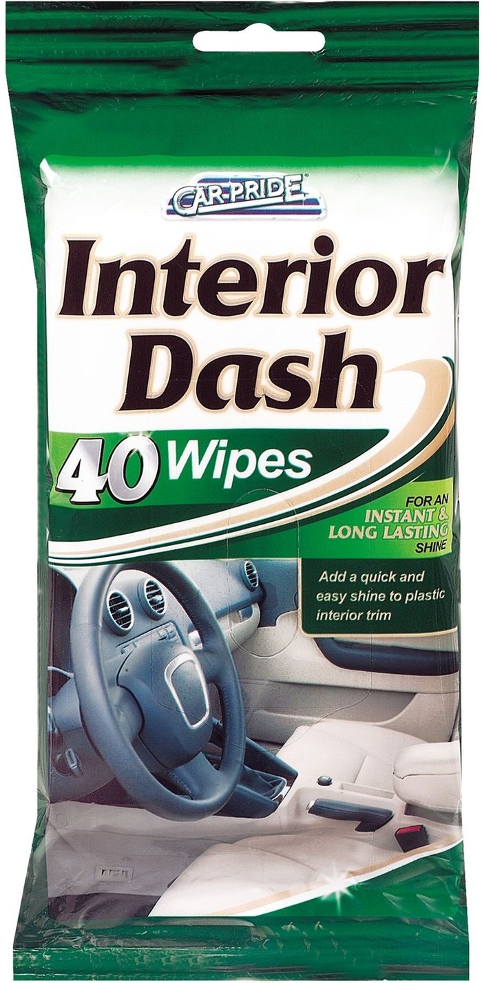 The Range | Car Pride 3 x Interior Dash Car Cleaning Wipes - White Car Pride 3 x Interior Dash Car Cleaning Wipes - White