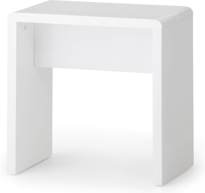 The Range | Dunelm Manhattan Dressing Stool White Dunelm Manhattan Dressing Stool White