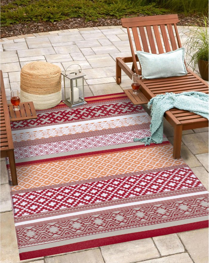 The Range | Green Decore Green Decore 180 x 270cm Reversible Outdoor Broadway Rug - Prime Red/Grey Green Decore Green Decore 180 x 270cm Reversible Outdoor Broadway Rug - Prime Red/Grey