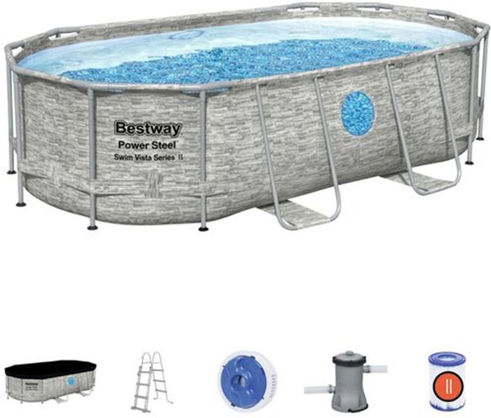 The Range | Bestway Bestway Power Steel Swim Vista Series 16' x 10 Bestway Bestway Power Steel Swim Vista Series 16' x 10