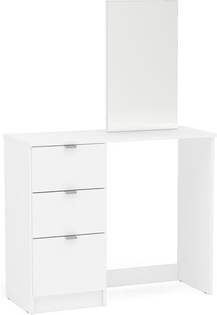 The Range | Birlea Birlea Madison 3 Drawer Dressing Table And Mirror White Birlea Birlea Madison 3 Drawer Dressing Table And Mirror White