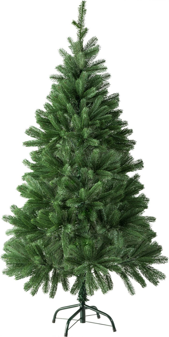 The Range | TECTAKE Lifelike Christmas Tree With Metal Stand - Green TECTAKE Lifelike Christmas Tree With Metal Stand - Green