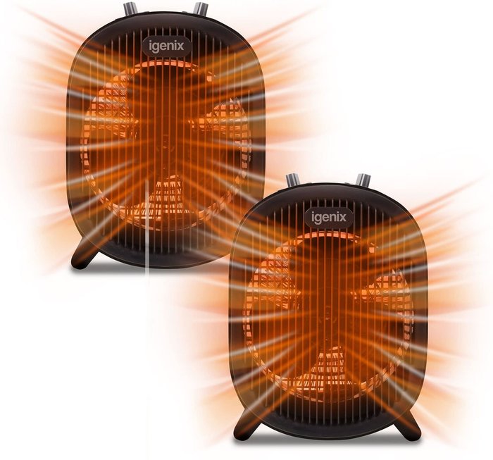 The Range | Igenix IGENIX IG9022 Portable Hot & Cool Fan Heater - Black Igenix IGENIX IG9022 Portable Hot & Cool Fan Heater - Black