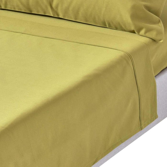 The Range | Homescapes 1000 Thread Count Egyptian Cotton Flat Sheet Satin Feel - Olive Green / Superking Homescapes 1000 Thread Count Egyptian Cotton Flat Sheet Satin Feel - Olive Green / Superking