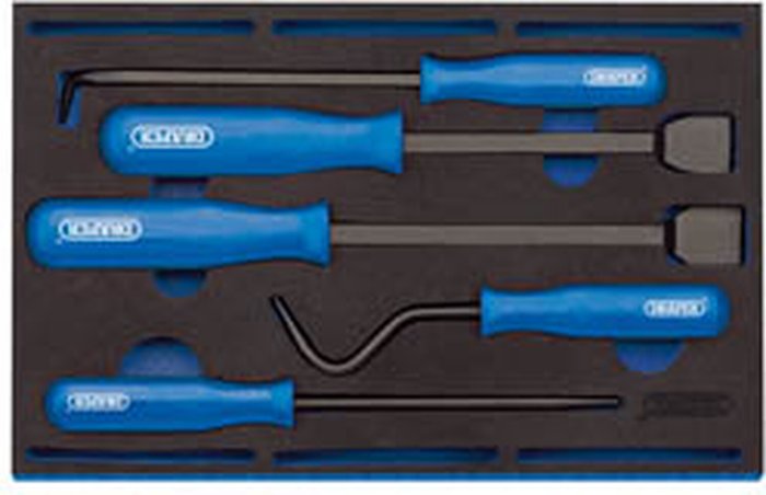 The Range | Draper Draper 5 Piece Scraper and Remover Set in Eva Insert Tray Draper Draper 5 Piece Scraper and Remover Set in Eva Insert Tray