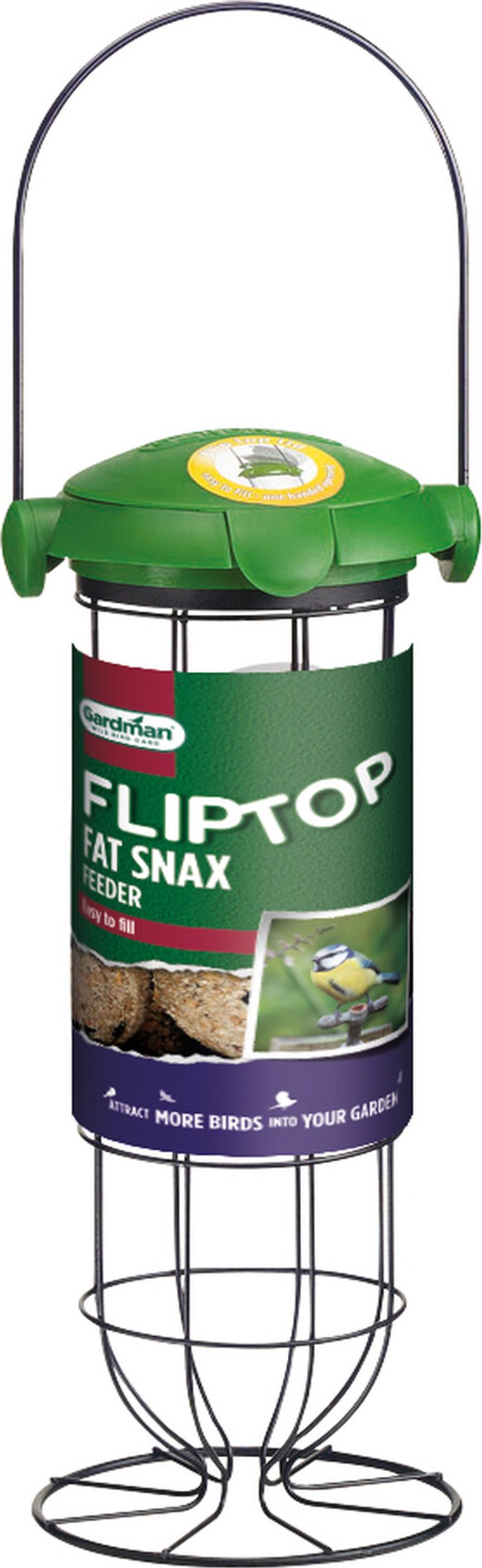 The Range | Gardman Flip Top Fat Snax Feeder Gardman Flip Top Fat Snax Feeder