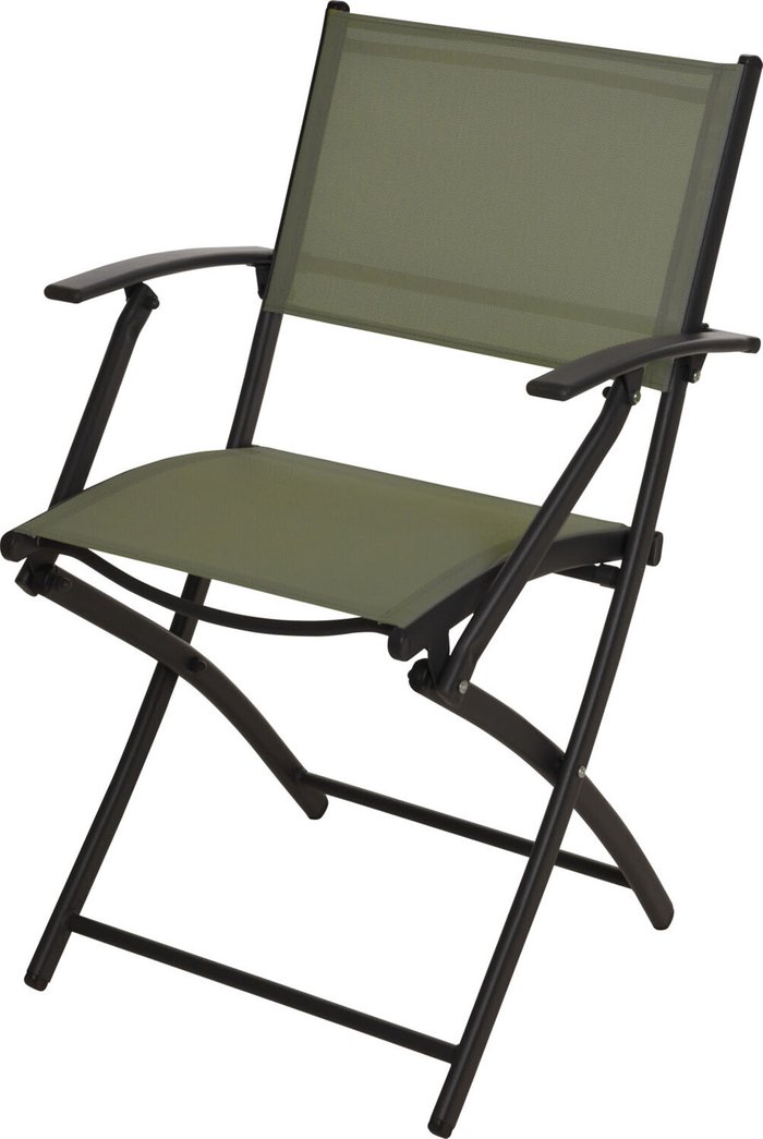 The Range | Steel Folding Patio Chair - Green / 99cm / Large Steel Folding Patio Chair - Green / 99cm / Large