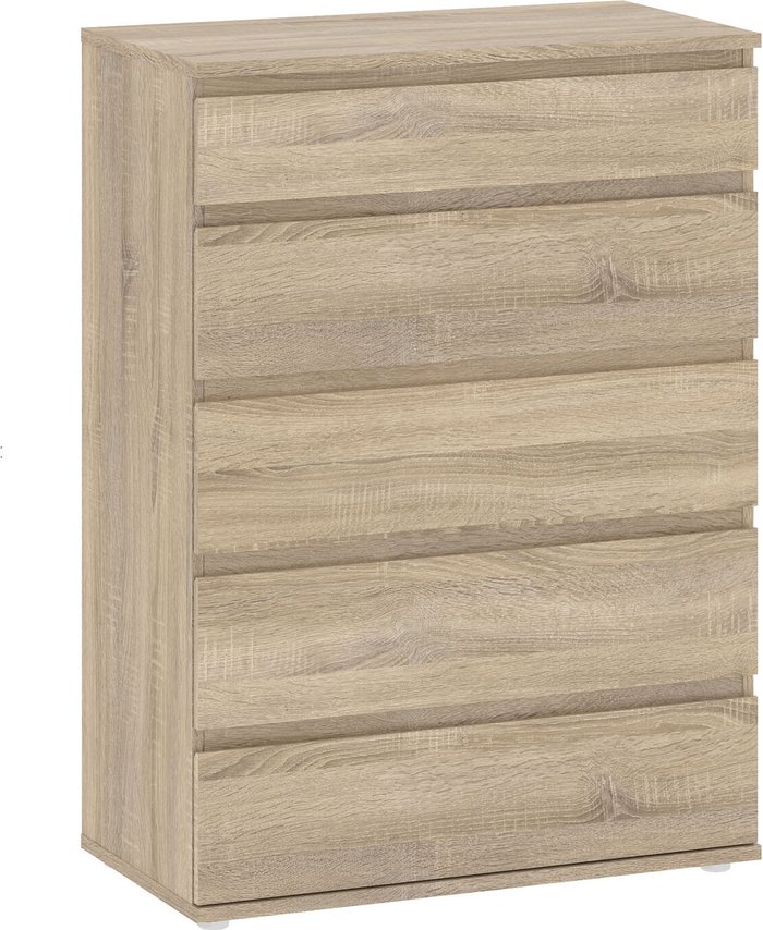 The Range | Furniture To Go Nova Chest of 5 Drawers - Oak Furniture To Go Nova Chest of 5 Drawers - Oak