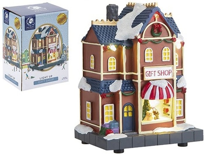 The Range | Miniature Light Up Christmas Gift Shop Miniature Light Up Christmas Gift Shop