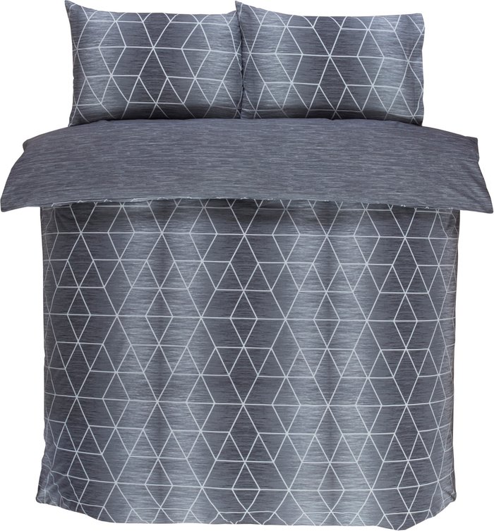 The Range | Calvin Grey Duvet Set - Single Calvin Grey Duvet Set - Single