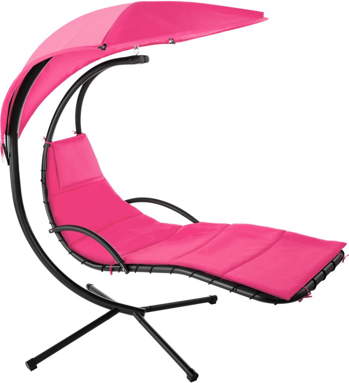 The Range | TECTAKE Tectake Maja Hanging Lounger Pink TECTAKE Tectake Maja Hanging Lounger Pink