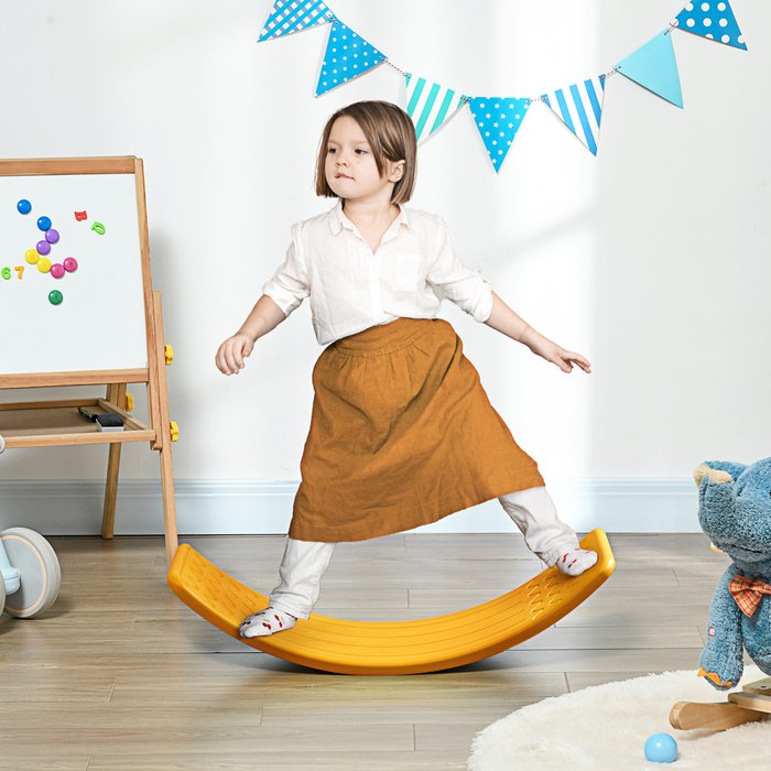 The Range | ZONEKIZ Balance Board Kids Wobble Board, for 3-6 Years - Orange ZONEKIZ Balance Board Kids Wobble Board, for 3-6 Years - Orange