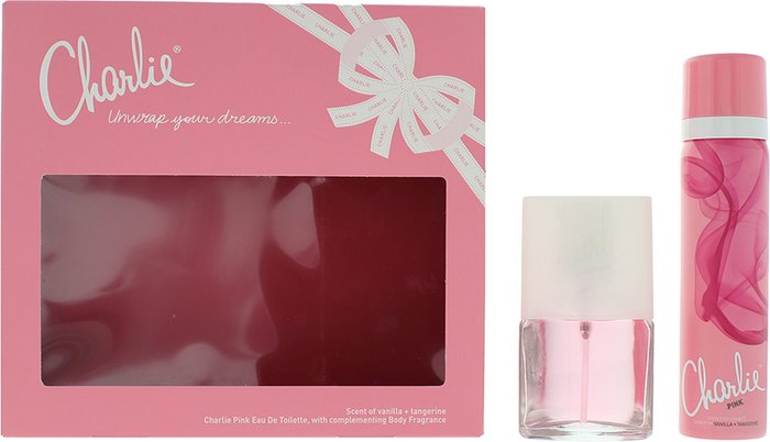 The Range | Revlon Revlon Charlie Pink 2 Piece Eau De Toilette 30ml Gift Set For Her - Pink Revlon Revlon Charlie Pink 2 Piece Eau De Toilette 30ml Gift Set For Her - Pink