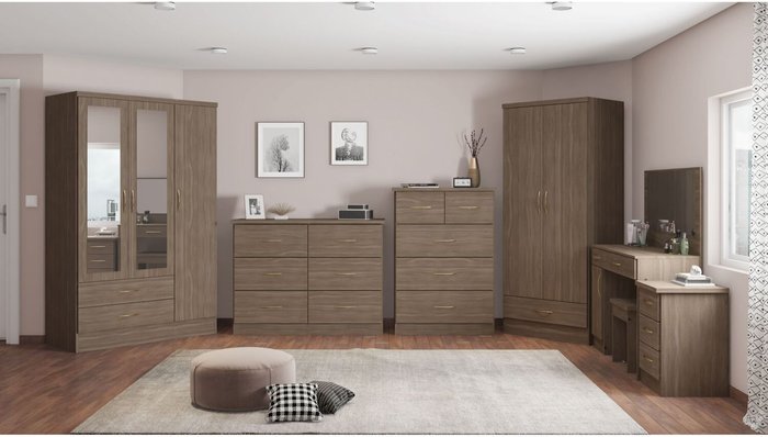 The Range | Seconique Nevada 6 Drawer Chest - Rustic Oak Seconique Nevada 6 Drawer Chest - Rustic Oak
