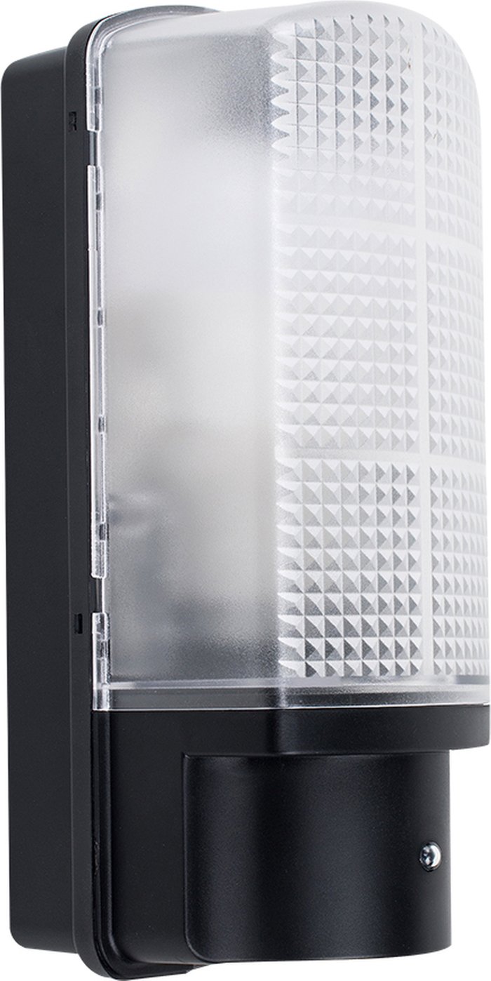 The Range | ValueLights Motion Sensor Bulkhead Outdoor Security Wall Light - Black ValueLights Motion Sensor Bulkhead Outdoor Security Wall Light - Black