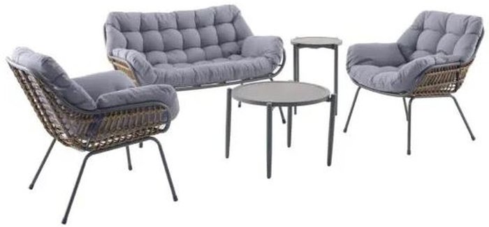 The Range | Better Garden Better Garden Lupin 4 Seater Wicker Sofa Set Better Garden Better Garden Lupin 4 Seater Wicker Sofa Set