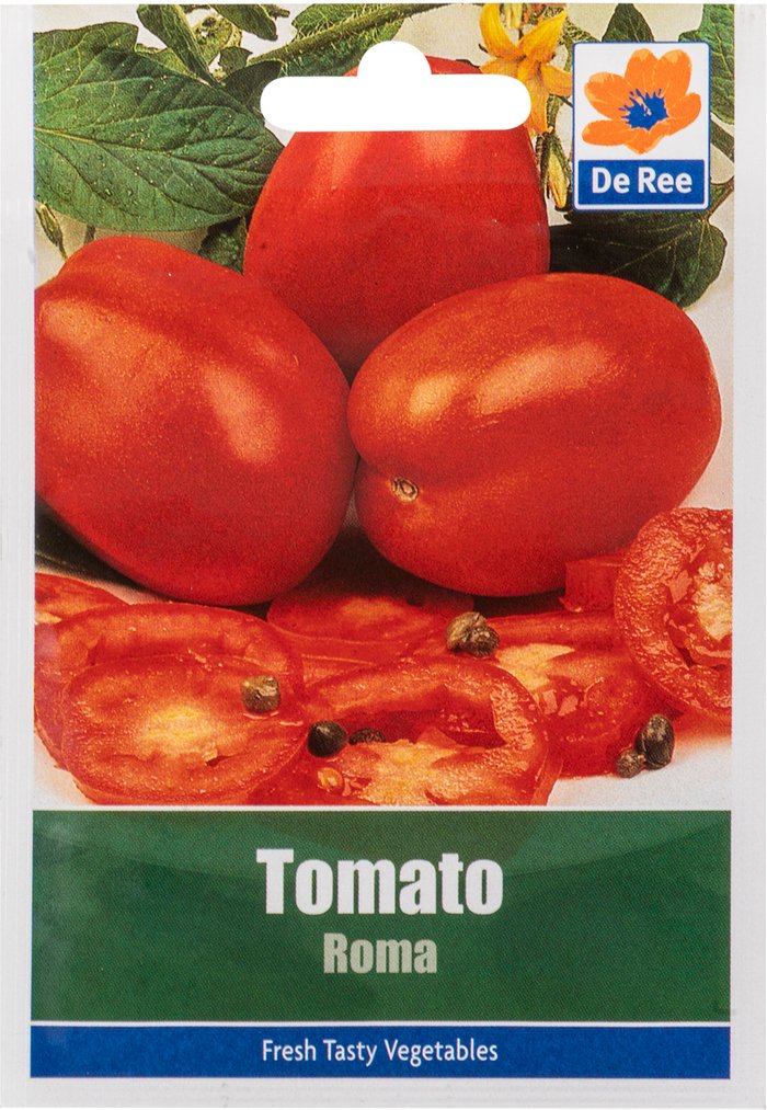 The Range | De Ree Tomato Roma Seed Packet - Red De Ree Tomato Roma Seed Packet - Red