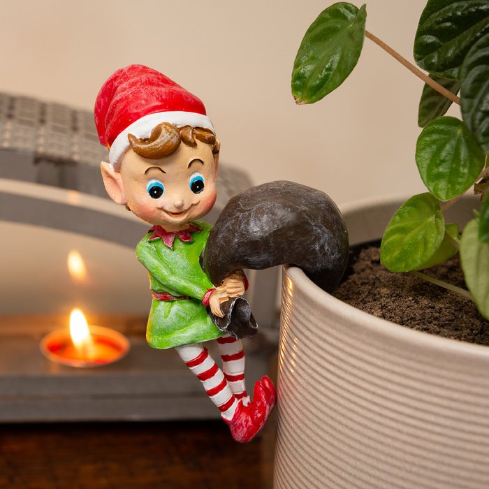 The Range | Pot Buddies Naughty Elf Christmas Pot Hanger - Multicolour Pot Buddies Naughty Elf Christmas Pot Hanger - Multicolour