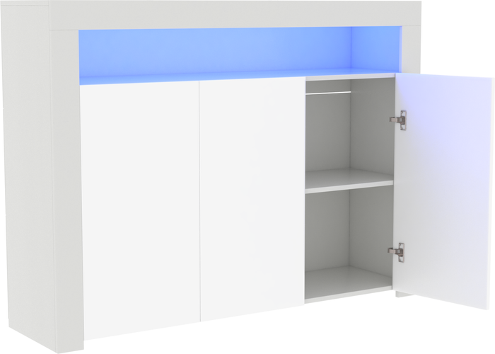 The Range | Nova LED Sideboard - White / 3 Nova LED Sideboard - White / 3