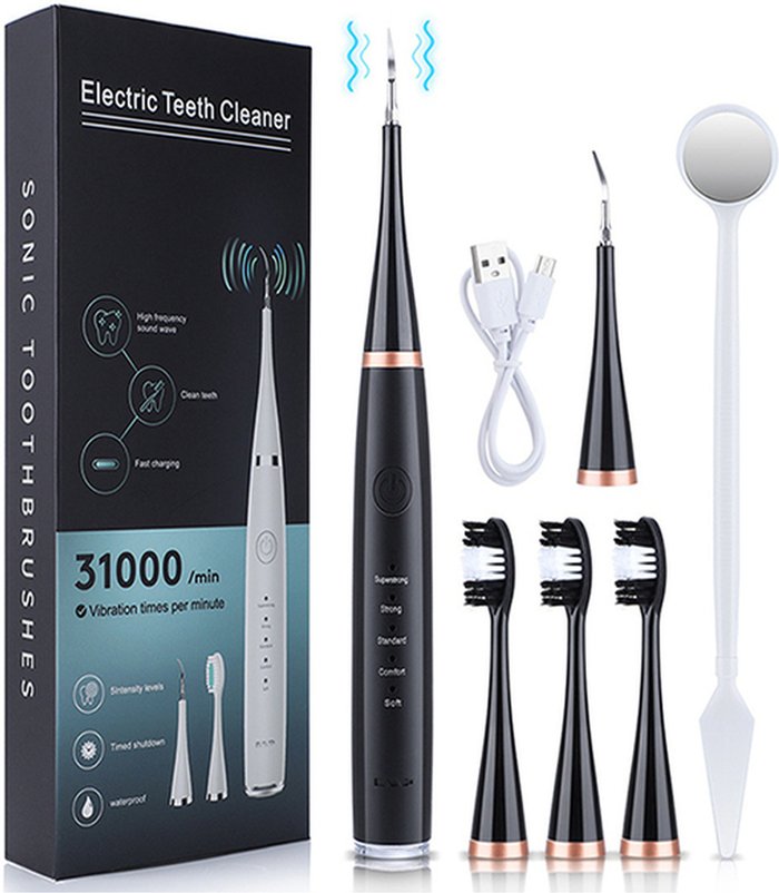 The Range | Electric Toothbrush Set - Black Electric Toothbrush Set - Black