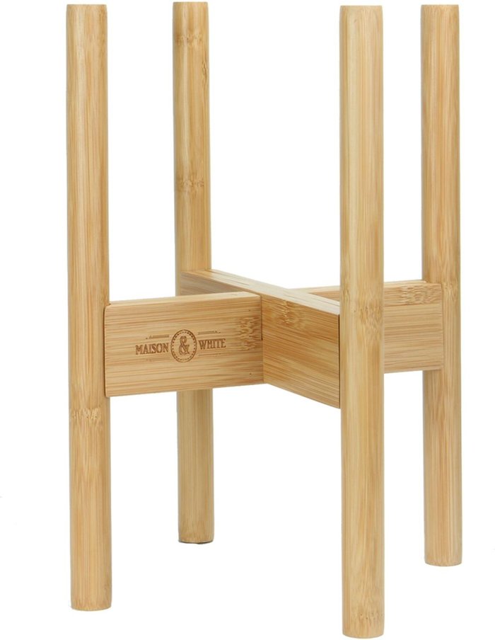 The Range | Maison & White Adjustable Plant Stand - Bamboo Maison & White Adjustable Plant Stand - Bamboo