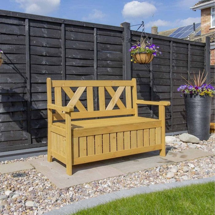 The Range | Airwave Airwave 2 Seater Storage Bench - Natural Airwave Airwave 2 Seater Storage Bench - Natural