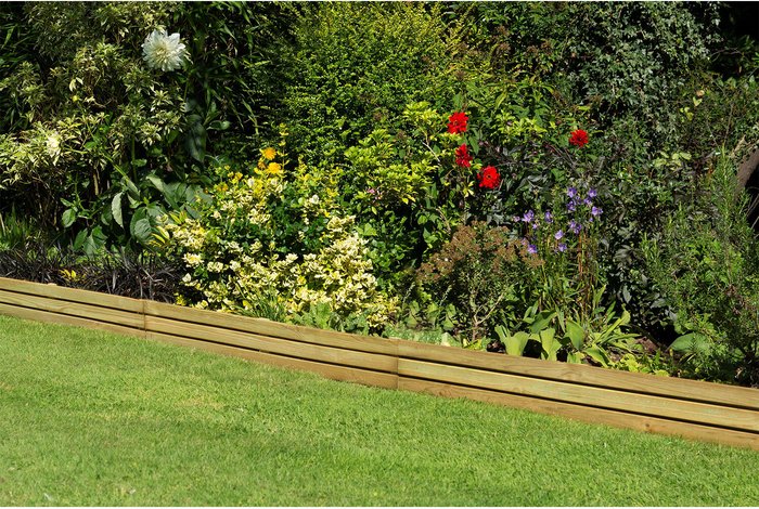 The Range | Forest Garden Slatted Edging - 60cm Forest Garden Slatted Edging - 60cm