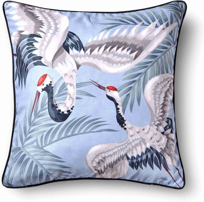 The Range | The Mia UK The Mia Stork Cushion With Filling - Multicolour The Mia UK The Mia Stork Cushion With Filling - Multicolour