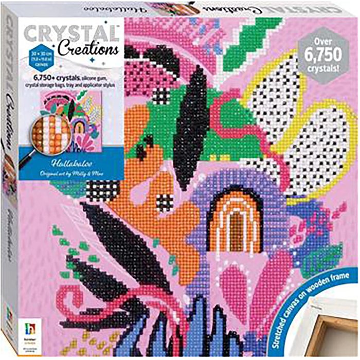 The Range | Hinkler Hinkler Crystal Creations Canvas - 30cm / Hullabaloo Hinkler Hinkler Crystal Creations Canvas - 30cm / Hullabaloo