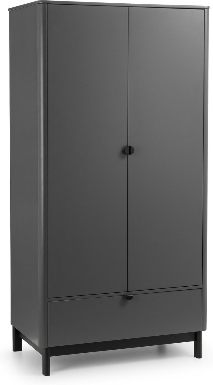 The Range | Julian Bowen Chloe 2 Door 1 Drawer Wardrobe - Storm Grey Julian Bowen Chloe 2 Door 1 Drawer Wardrobe - Storm Grey