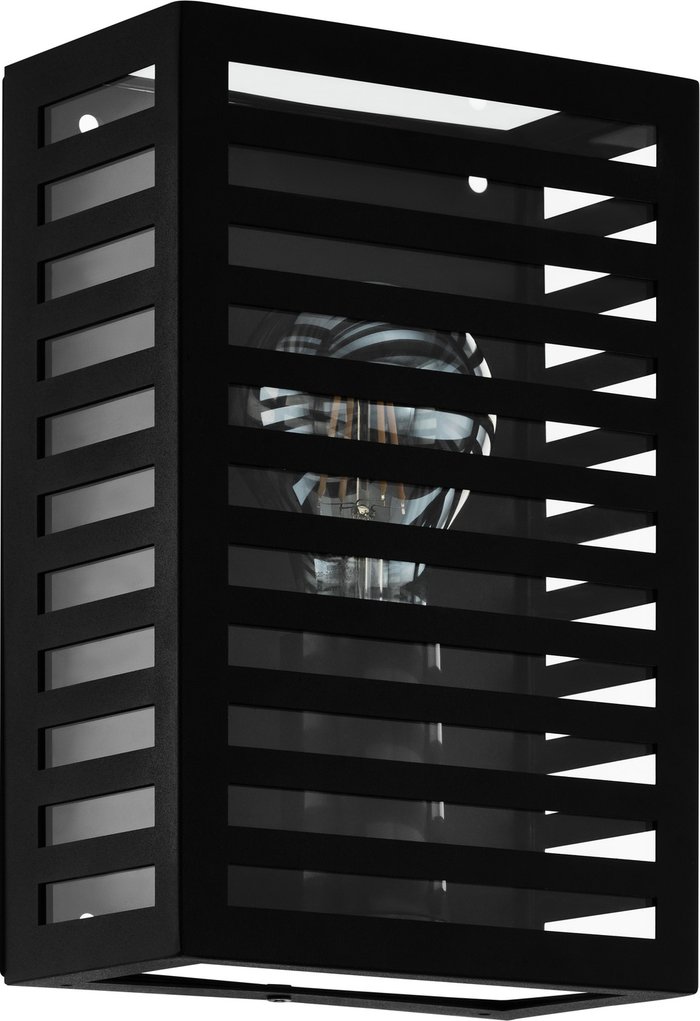 The Range | EGLO Eglo Alamonte 3 Black Metal IP44 Outdoor Wall Light - black EGLO Eglo Alamonte 3 Black Metal IP44 Outdoor Wall Light - black