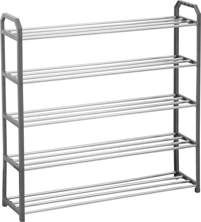 The Range | Ricomex Ricomex 5 Tier Shoe Storage Rack - Grey Ricomex Ricomex 5 Tier Shoe Storage Rack - Grey