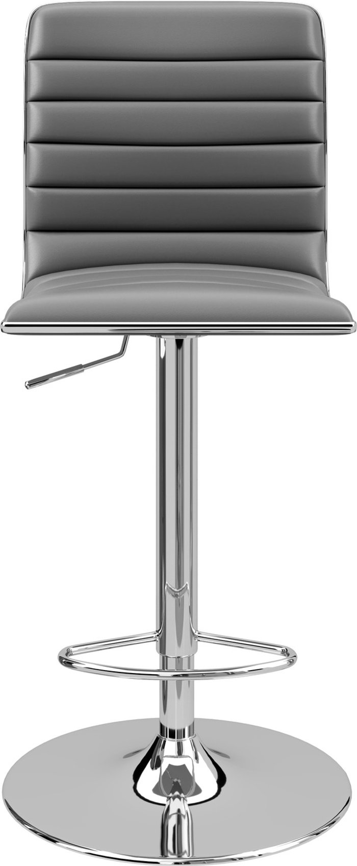 The Range | Solstice Solstice Titan High Back PU Barstool - Grey Solstice Solstice Titan High Back PU Barstool - Grey