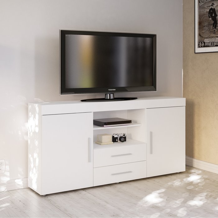 The Range | Birlea Birlea Edgeware 2 Door 2 Drawer Sideboard White Birlea Birlea Edgeware 2 Door 2 Drawer Sideboard White
