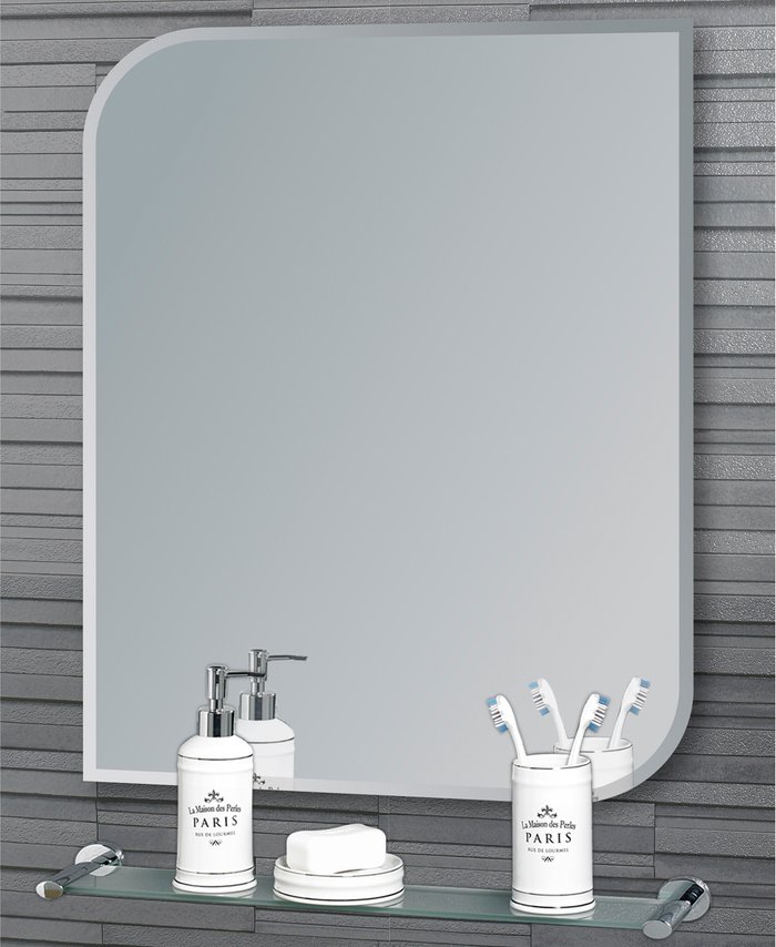The Range | Showerdrape Rectangular Bathroom Mirror Bevelled Edge Islington - Mirror Showerdrape Rectangular Bathroom Mirror Bevelled Edge Islington - Mirror